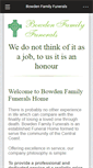 Mobile Screenshot of bowdenfamilyfunerals.com.au